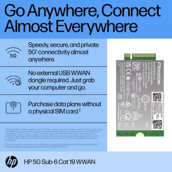 HP 5G Sub-6 Cat 19 WWAN schede/adattatori di interfaccia