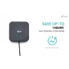 i-tec USB-C HDMI Dual DP docking station con Power Delivery 100 W