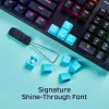 HyperX Rubber Keycaps - set accessori gaming - rosso (layout US)