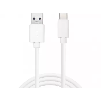 Sandberg USB-C 3.1 USB-A 3.0 2M, 2 m, USB C, USB A, USB 3.2 Gen 1 (3.1 Gen 1), connettore maschio/connettore maschio, bianco