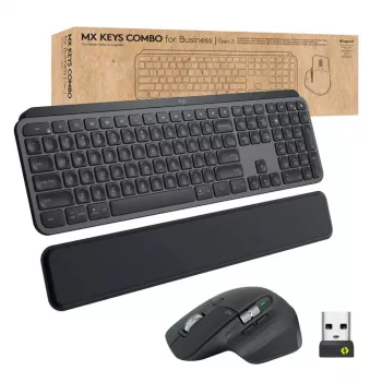 Combinazione tastiera e mouse Logitech MX Keys Combo for Business Gen 2