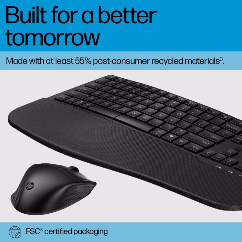 Set tastiera e mouse HP 685 Comfort Dual-Mode Full-Size wireless Bluetooth