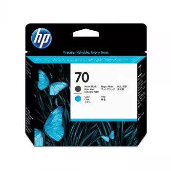 Testina di stampa HP 70 nero opaco e ciano