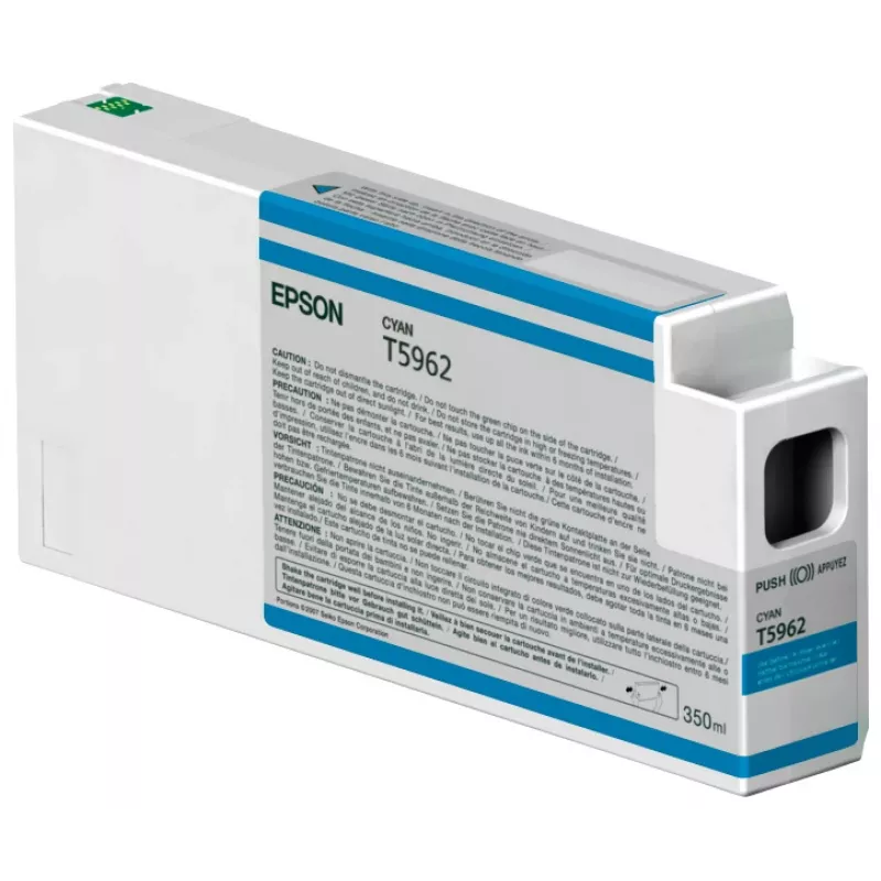 Confezione singola Epson ciano T596200 UltraChrome HDR 350 ml, ciano, 350 ml, 1 pezzo
