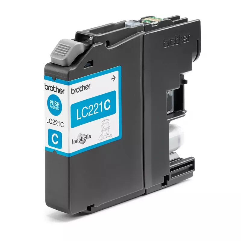 Cartuccia Brother LC-221C inchiostro blu 260 pagine DCPJ562DW MFCJ480DW