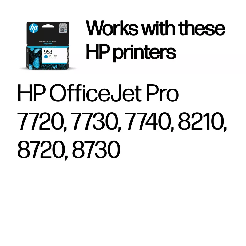 Cartuccia HP 953 ciano 630 pagine