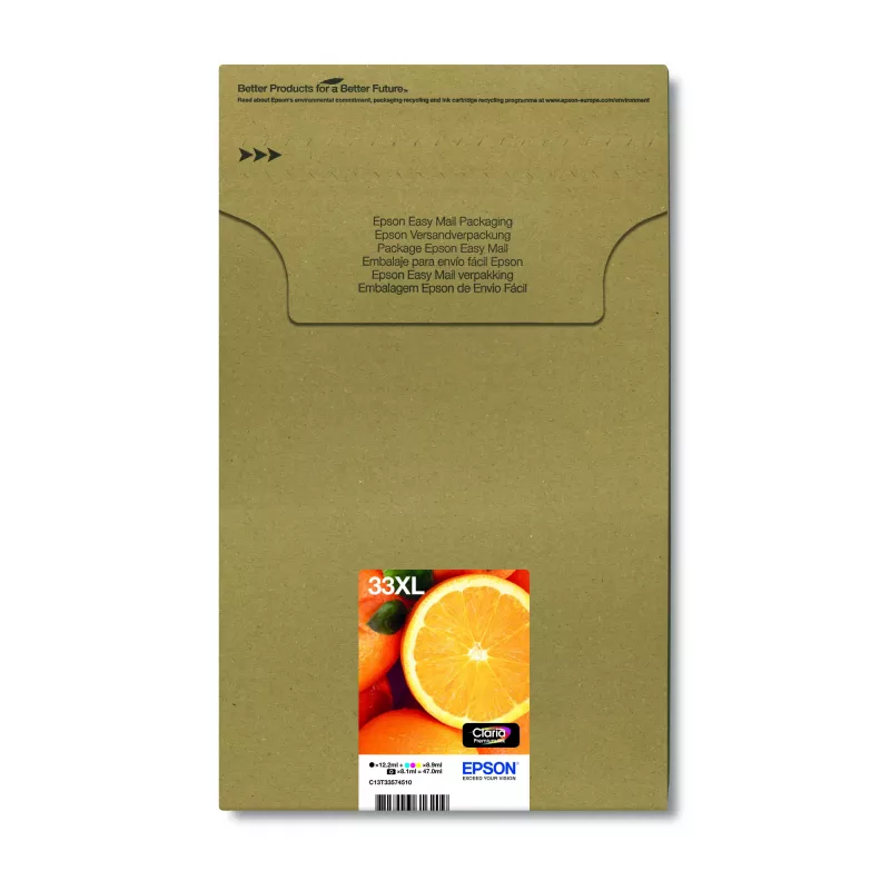 Epson Oranges multipack 5 colori 33XL Claria Premium Ink EasyMail