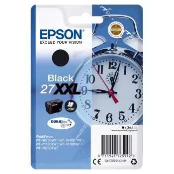 Epson cartuccia d'inchiostro confezione singola nero 27XXL inchiostro DURABrite Ultra