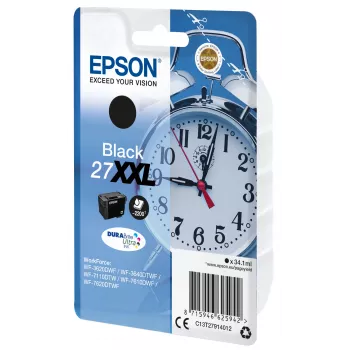 Epson cartuccia d'inchiostro confezione singola nero 27XXL inchiostro DURABrite Ultra