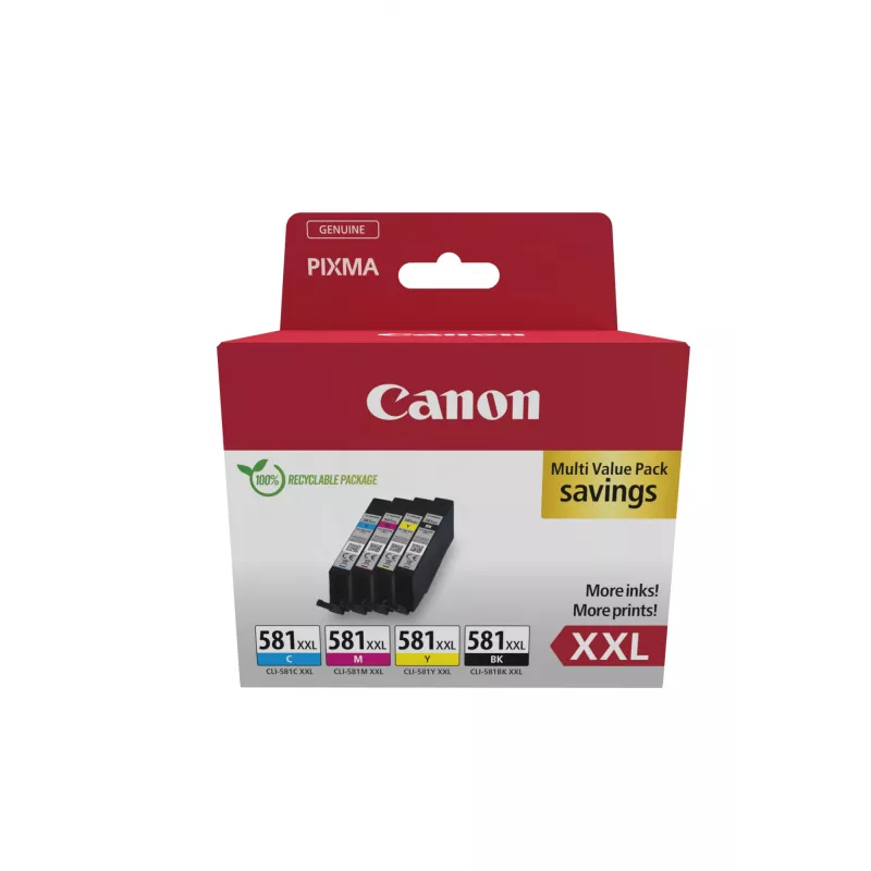 Canon 1998C006 cartuccia d'inchiostro 4 pezzi originale nero, ciano, magenta, giallo