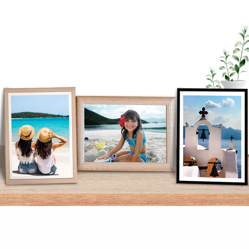 HP Q8696A Advanced Glossy carta fotografica lucida senza bordi, 250 g/m², 13 x 18 cm (130 x 180 mm), 25 fogli