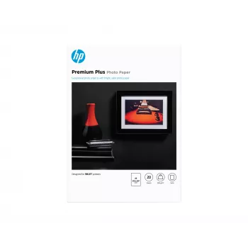 Carta fotografica HP Premium Plus satinata 300 g/m² A4 (210 x 297 mm) 20 fogli