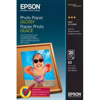 Carta fotografica lucida Epson C13S042536 A3 20 fogli