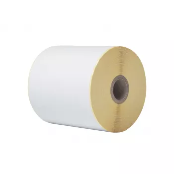 Rotolo di etichette continue per stampa termica diretta Brother, bianco, etichetta adesiva per stampante, etichetta continua, termica diretta, TD-4410D, TD-4420DN, TD-4520DN, TD-4550DNWB, 10,2 cm