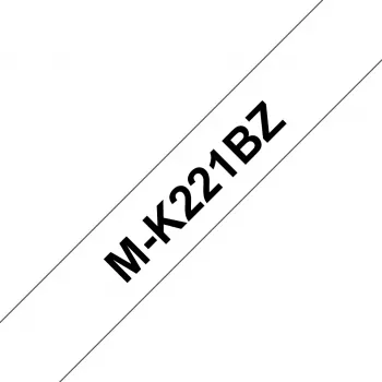 Nastro per etichettatura Brother M-K221BZ nero su bianco