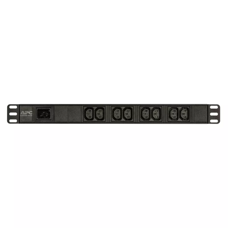 APC Easy Rack PDU, Basic, 1U, 1 fase, 3,7 kW, 230 V, 16 A, 8 uscite C13, ingresso IEC60320 C20