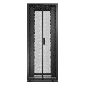 APC Easy Rack, 42U, nero, con tetto, ruote, piedini, 4 staffe e pannelli laterali, senza fondo, 1991H x 800B x 800T mm