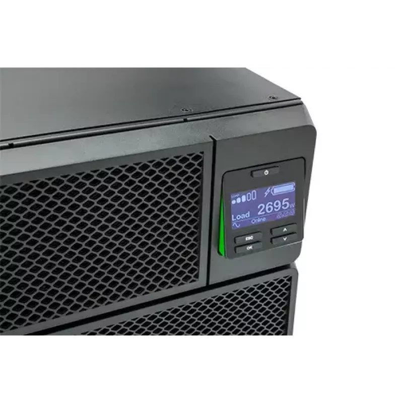 APC Smart-UPS On-Line SRT8KRMXLI - 8kW/VA, 6x C13 + 4x C19 + uscita hardwire monofase, rackmount, NMC integrata