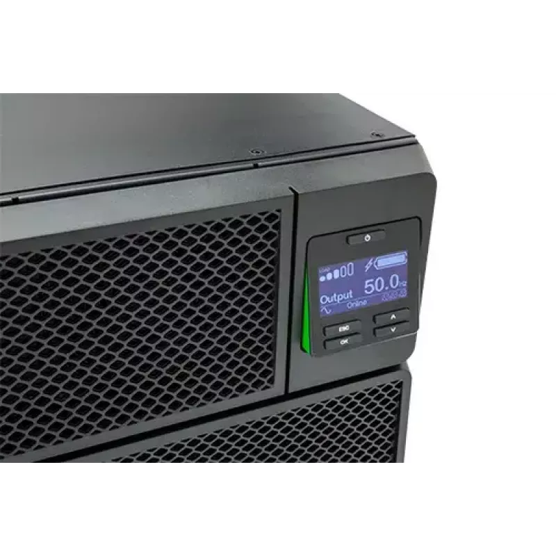 APC Smart-UPS On-Line SRT8KRMXLI - 8kW/VA, 6x C13 + 4x C19 + uscita hardwire monofase, rackmount, NMC integrata