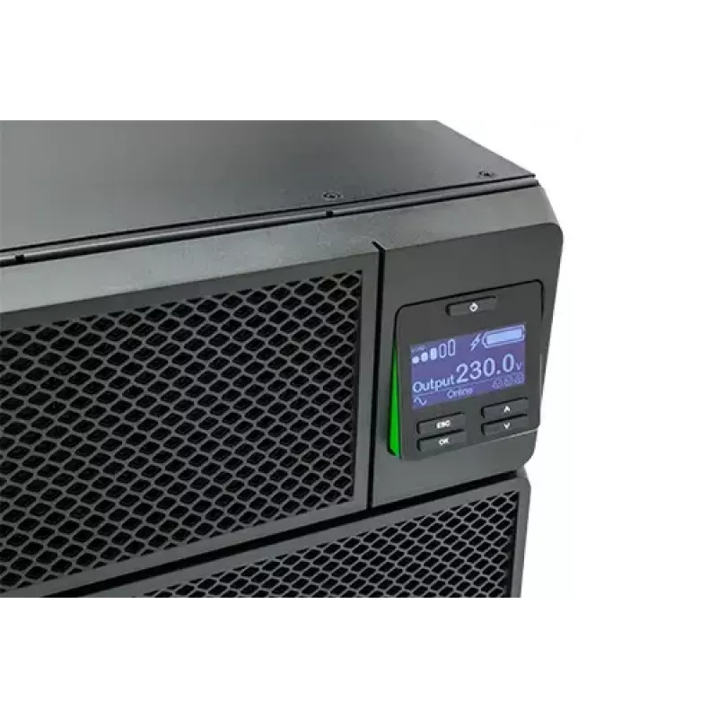 APC Smart-UPS On-Line SRT8KRMXLI - 8kW/VA, 6x C13 + 4x C19 + uscita hardwire monofase, rackmount, NMC integrata