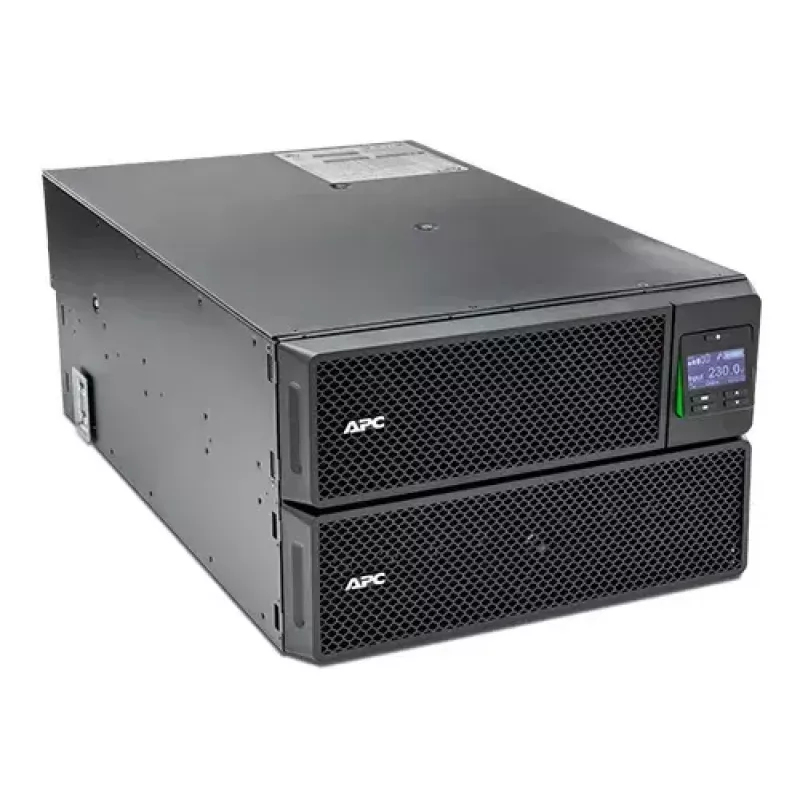 APC Smart-UPS On-Line SRT8KRMXLI - 8kW/VA, 6x C13 + 4x C19 + uscita hardwire monofase, rackmount, NMC integrata