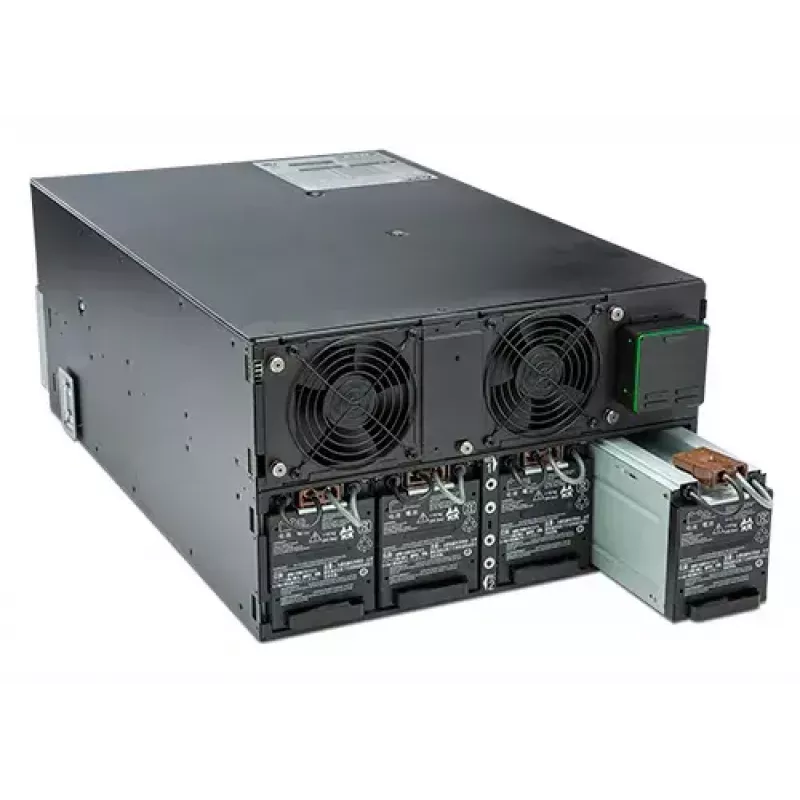 APC Smart-UPS On-Line SRT8KRMXLI - 8kW/VA, 6x C13 + 4x C19 + uscita hardwire monofase, rackmount, NMC integrata