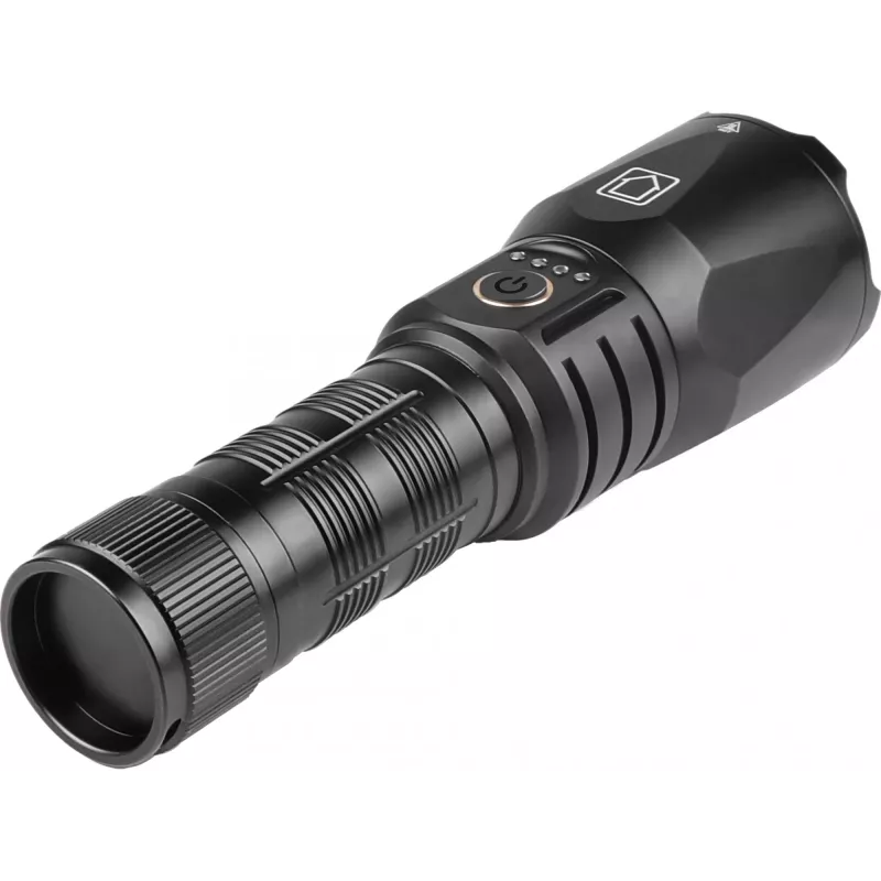 Sandberg Survivor Torch Powerbank 5000, torcia portatile, nero, alluminio, IPX4, -30 – 40 °C, FCC, RoHS, UKCA, CE