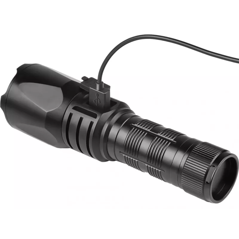 Sandberg Survivor Torch Powerbank 5000, torcia portatile, nero, alluminio, IPX4, -30 – 40 °C, FCC, RoHS, UKCA, CE