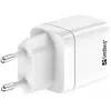 Caricabatterie Sandberg 2in1 1xUSB-C 1xUSB 35W per interni AC universale