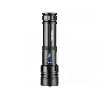 Sandberg Survivor 7in1 Torch Powerbank 5000, torcia portatile, nero, alluminio, LED, 2 lampade, 200 lm