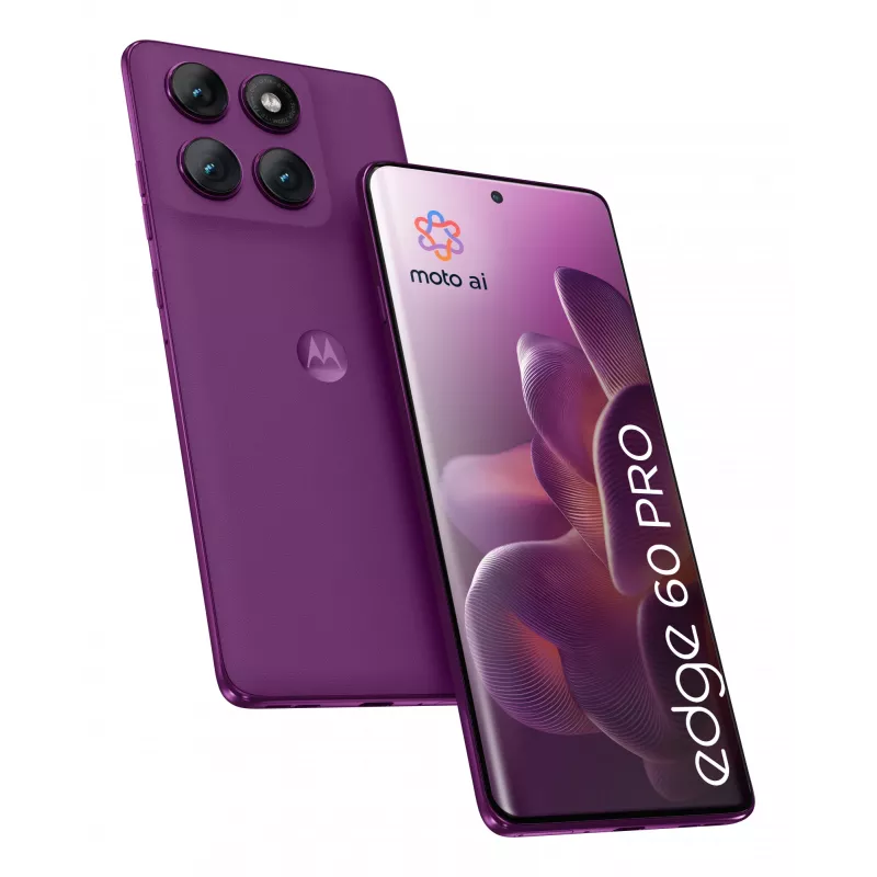 Motorola edge 60 pro 16,9 cm (6,67 inch) Dual SIM Android 15 5G USB Type-C 12 GB 512 GB 6000 mAh viola