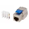 Modulo keystone Lanberg KSF6-4000, connettore RJ-45 piatto, blu-argento