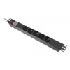 PDU Lanberg PDU-05E-0200-BK 5 prese AC 1U nero