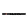 PDU Lanberg PDU-05E-0200-BK 5 prese AC 1U nero