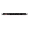 PDU Lanberg PDU-05E-0200-BK 5 prese AC 1U nero