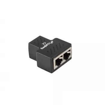 Splitter per cavi Lanberg ADS-RJ45-2RJ45-OS nero