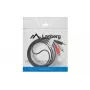 Cavo audio LANBERG 3,5 mm a 2× connettori RCA 1,5 m nero