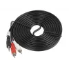 Cavo audio LANBERG 3,5 mm a 2× connettori RCA, 5 m, nero