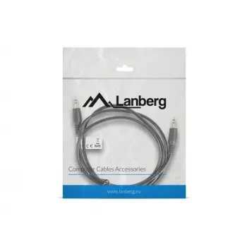 Cavo audio LANBERG 3,5 mm connettore maschio-connettore maschio 1,2 m nero