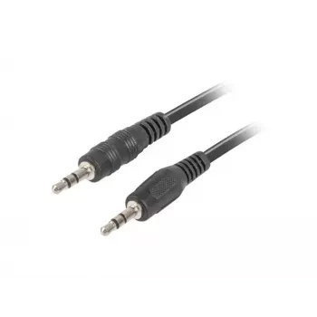 Cavo audio LANBERG 3,5 mm connettore maschio-connettore maschio 1,2 m nero