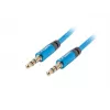 Cavo audio LANBERG 3,5 mm connettore maschio a 3,5 mm connettore maschio, 2 m, blu