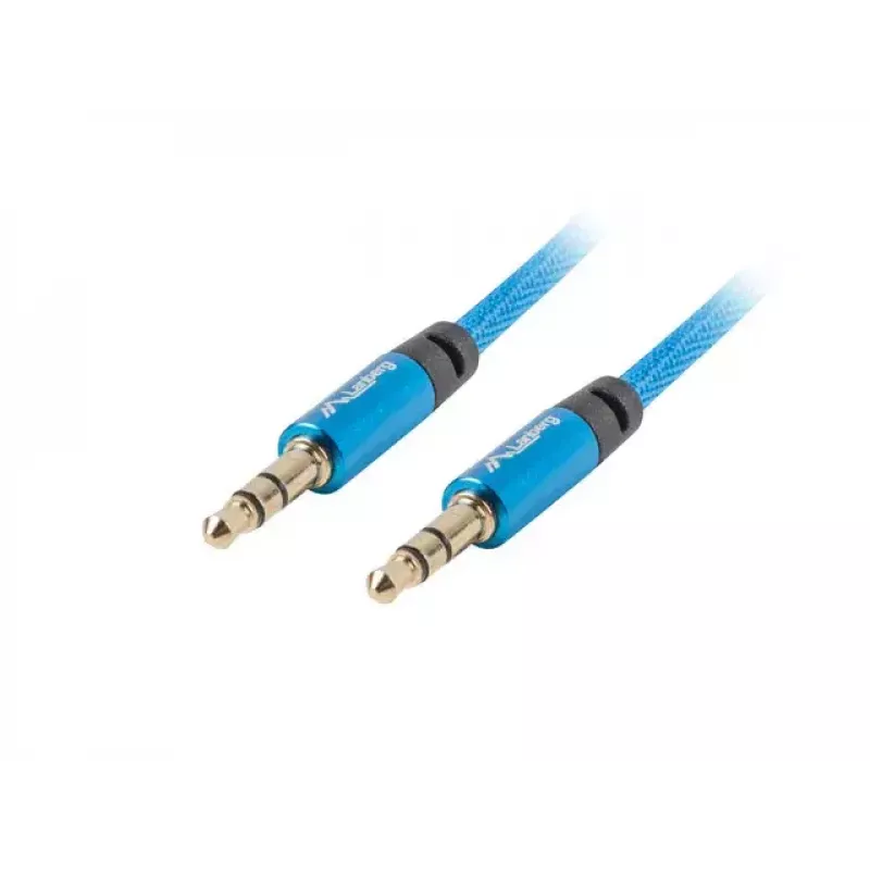 Cavo audio LANBERG 3,5 mm connettore maschio a 3,5 mm connettore maschio, 2 m, blu