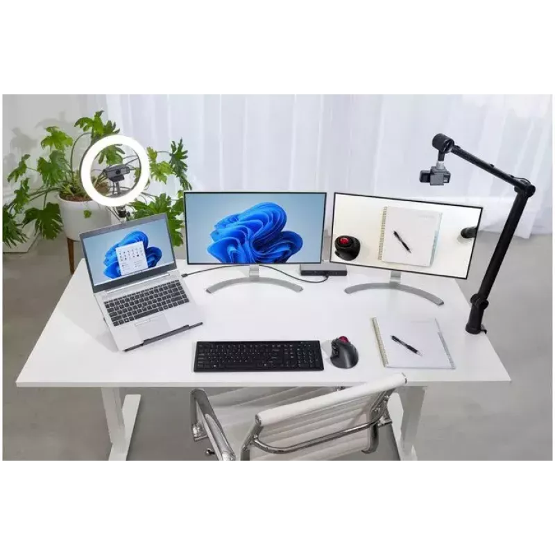 Supporto a braccio per microfono Kensington A1020 da tavolo nero