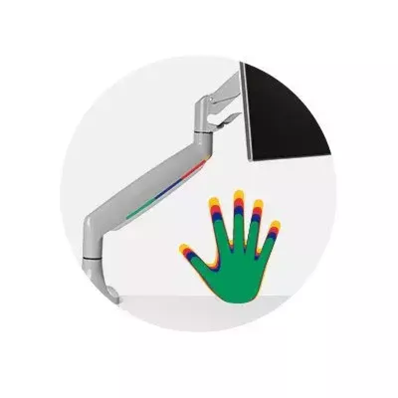 Braccio per monitor Kensington One-Touch regolabile in altezza K55470EU