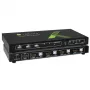 Techly 4x1 USB HDMI 4Kx2K IDATA KVM-HDMI4U switch KVM nero