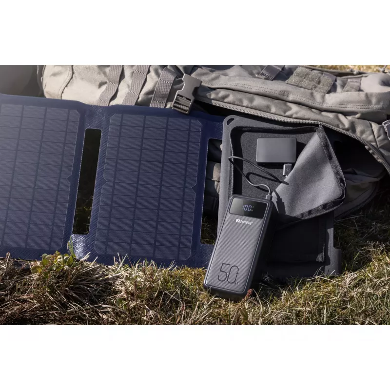 Sandberg Solar Charger 40W QC3.0+PD+DC, Outdoor, solare, nero