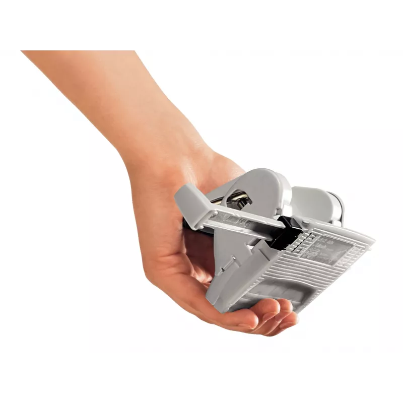 Leitz NeXXt 5038 perforatore (5038-00-35), 16 fogli, base in metallo con fondo in plastica, con guida, blu
