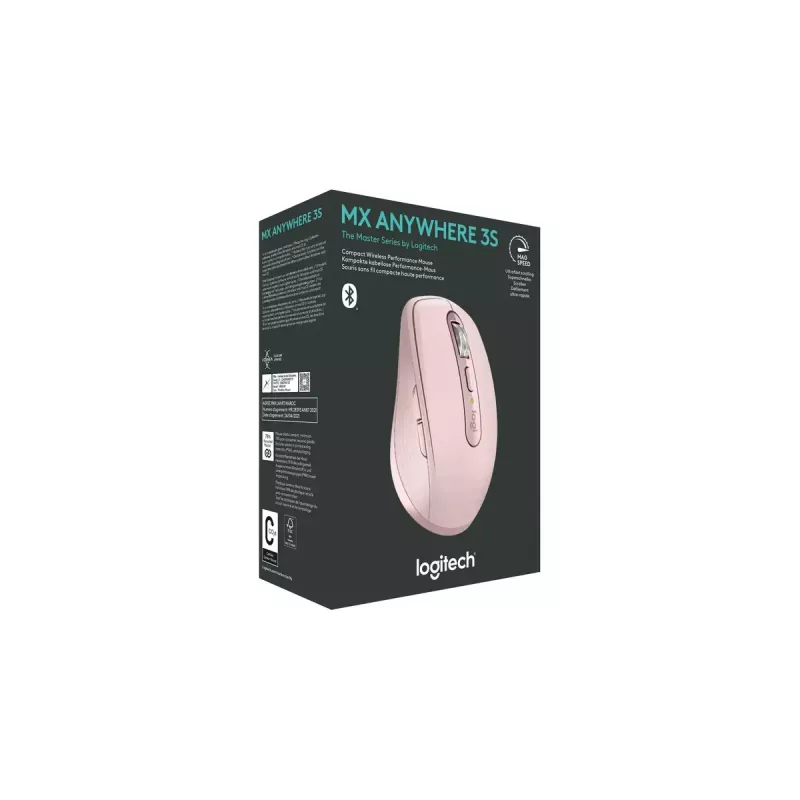 Mouse Logitech MX 3S Rosa USB Ottico