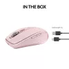 Mouse Logitech MX 3S Rosa USB Ottico