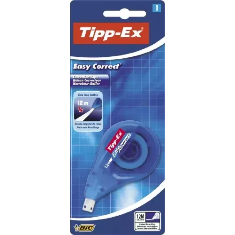 Correttore a nastro BIC 8290362 12 m blu bianco 4,2 mm